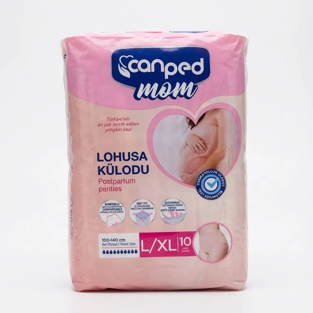 Canped Mom Culotte Post-Partum Taille L/XL — 10 pièces