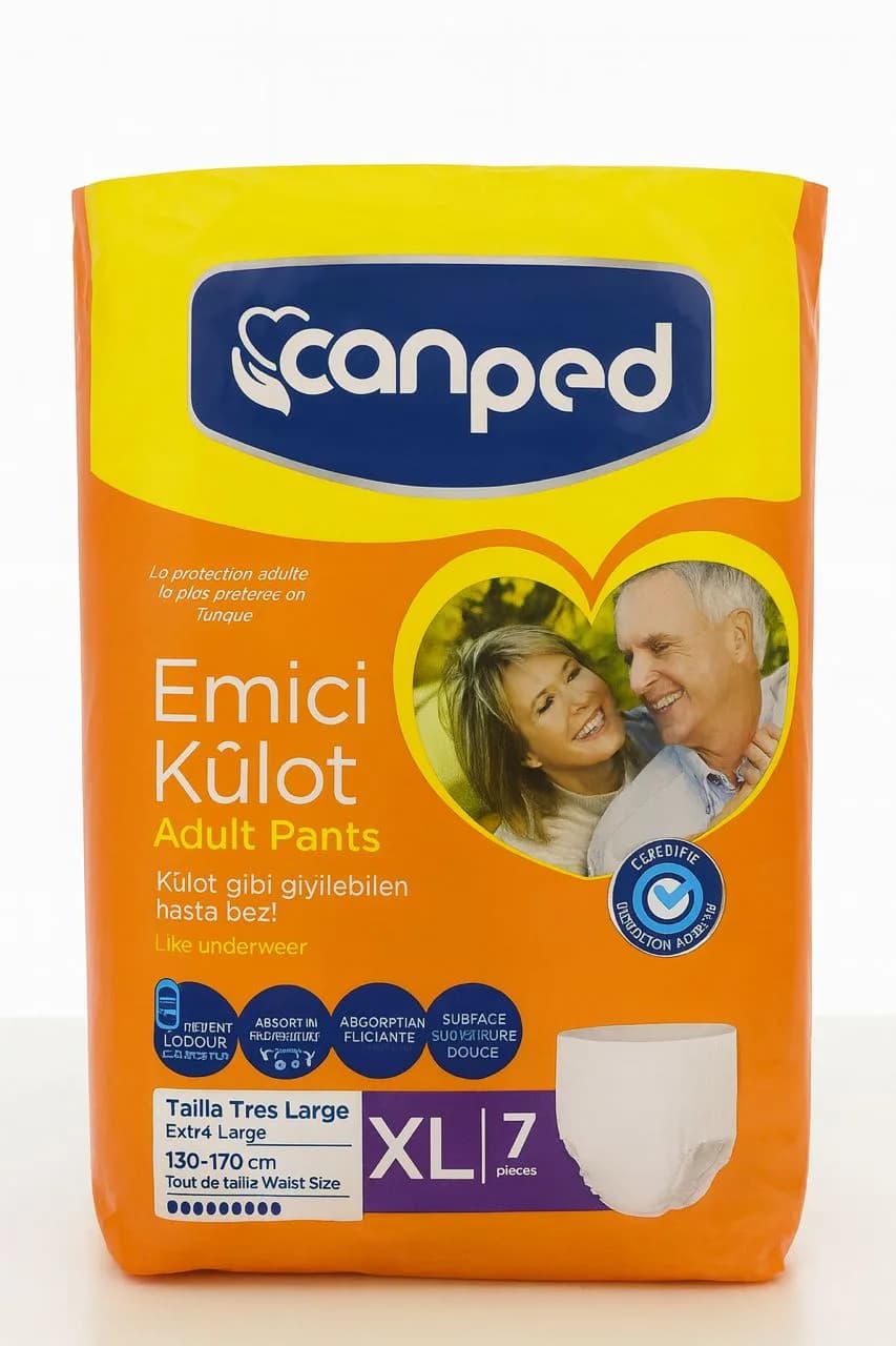 Canped Culotte Absorbante Adulte Taille XL — 7 pièces