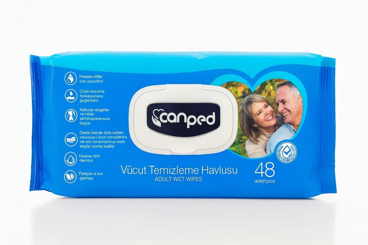 Canped Lingettes Humides Adulte — 48 pièces