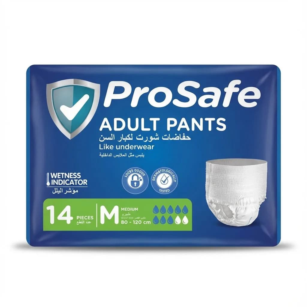 ProSafe Culotte Absorbante Adulte Taille M — 14 pièces