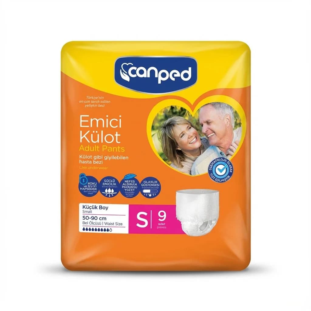 Canped Culotte Absorbante Adulte Taille S — 9 pièces